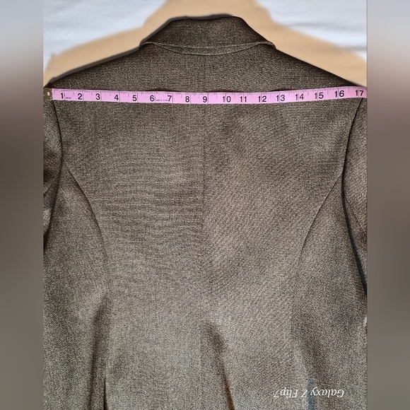 Karen Scott Petite Professional Blazer - Brown - Size 16P - Picture 5 of 8